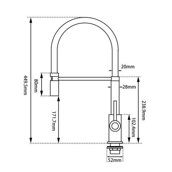 Pentro Kitchen Kitchen Mixer Tap