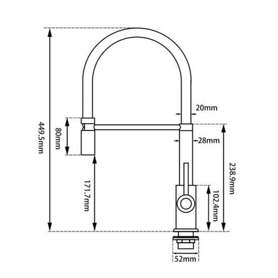 Pentro Kitchen Kitchen Mixer Tap