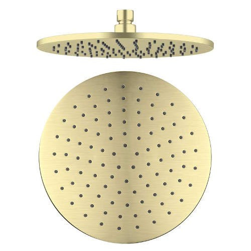 Akemi Brushed Brass Overhead Shower