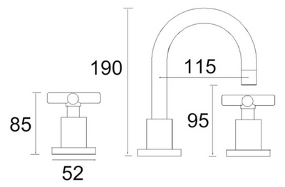 Waterpoint Basin Mixer Set