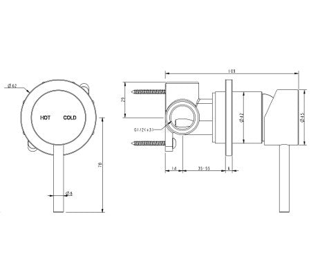 Cioso Wall Mixer