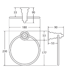 Lillian MB Towel Ring