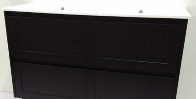 New Hampton Wall Hung Double Vanity Base Only 1200