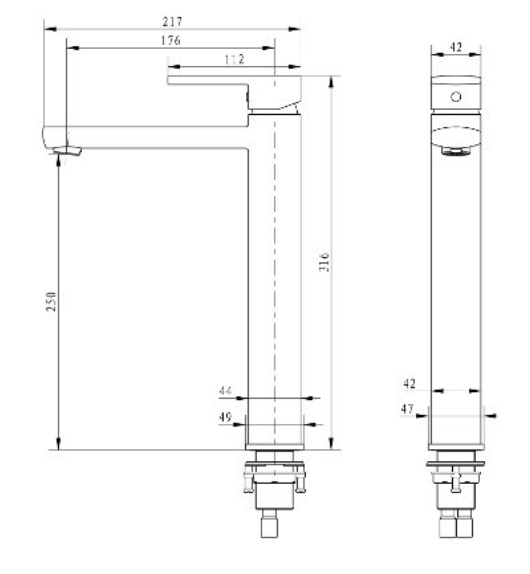 Konti Tall Basin Mixer