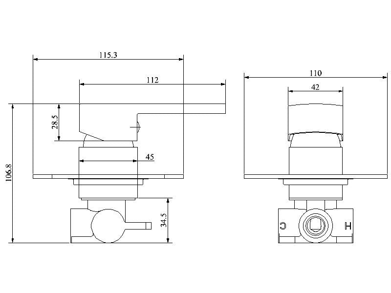 Konti Wall Mixer