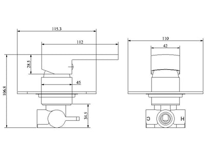 Konti Wall Mixer