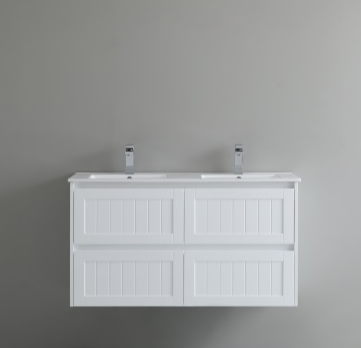 New Hampton Wall Hung Double Vanity Unit 1200