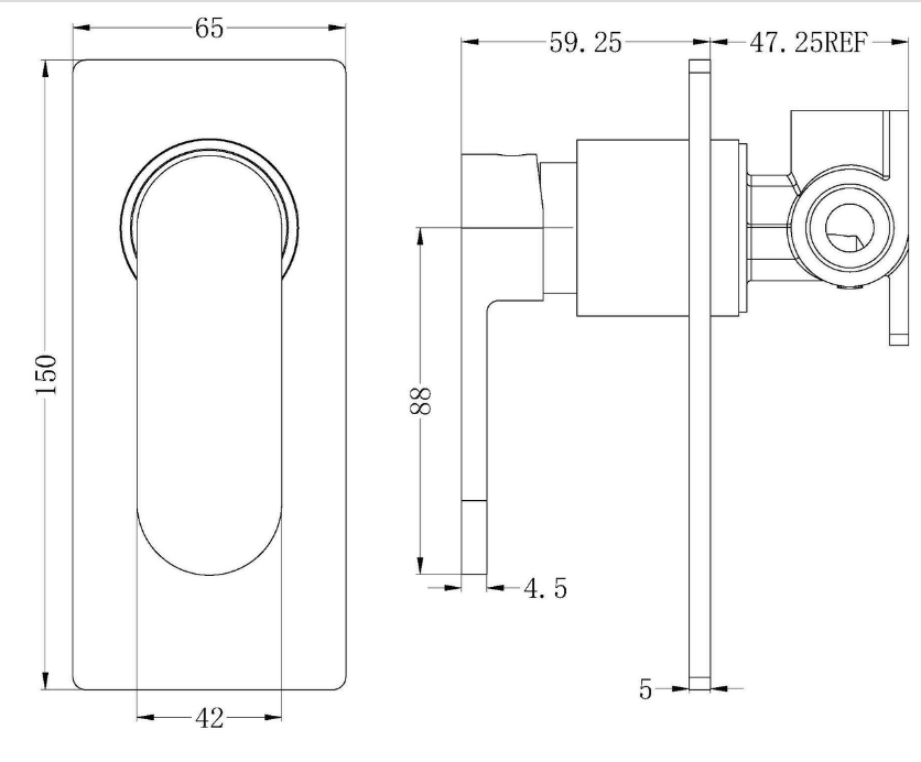 Ecco Wall Mixer