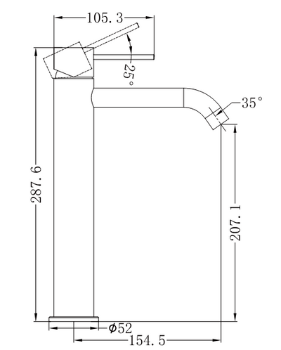 Mecca Tall Basin Mixer