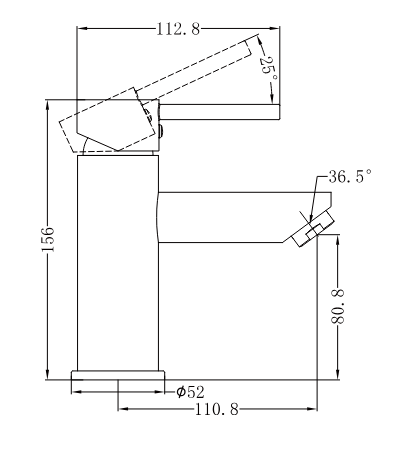 Dolce Basin Mixer