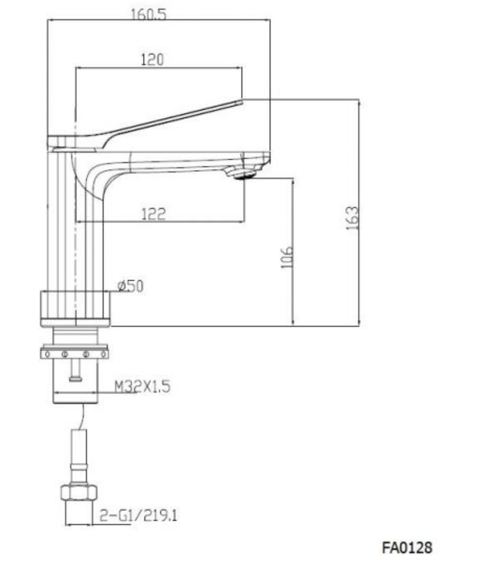 Rushy Basin Mixer