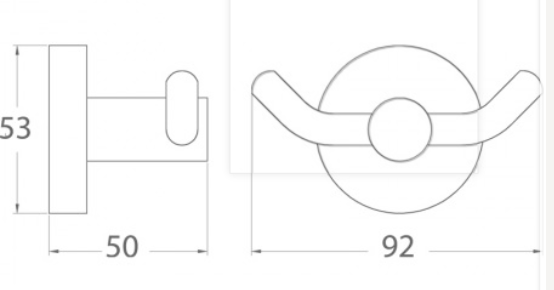 Otus Double Robe Hook