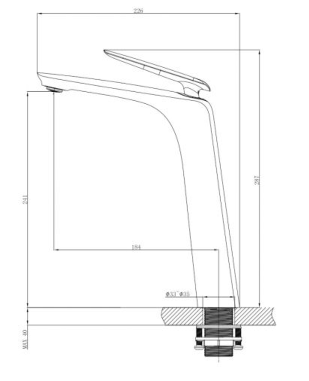 Bellino Tall Basin Mixer