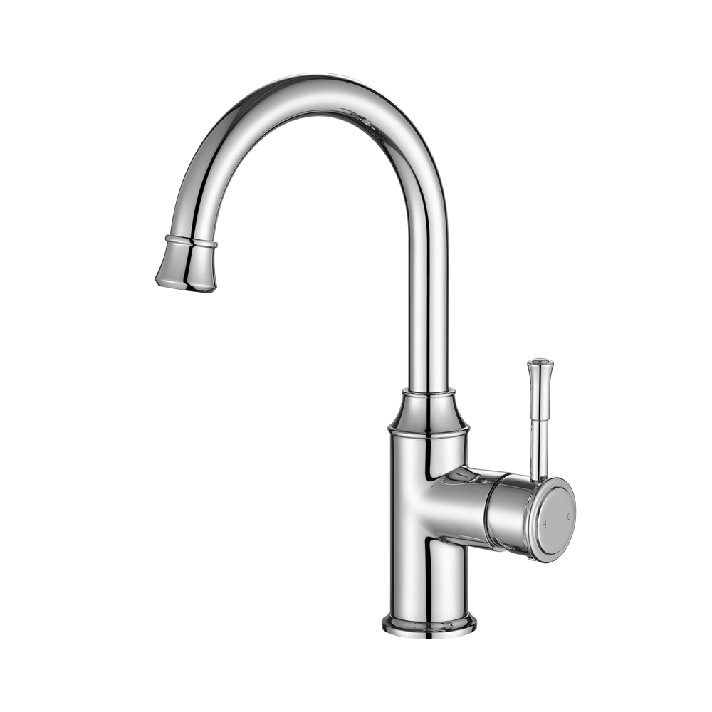 Montpellier Gooseneck High Rise Basin Mixer
