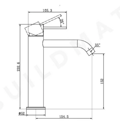 Mecca Mid Tall Basin Mixer