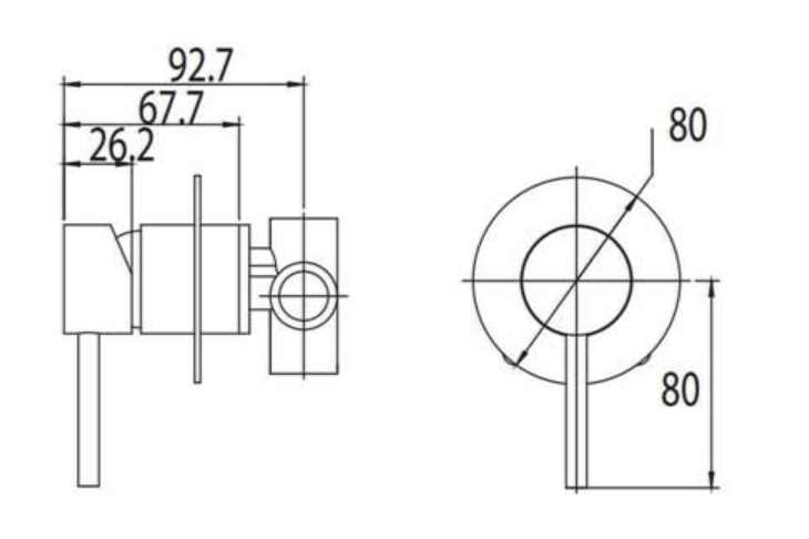 Anise Wall Mixer