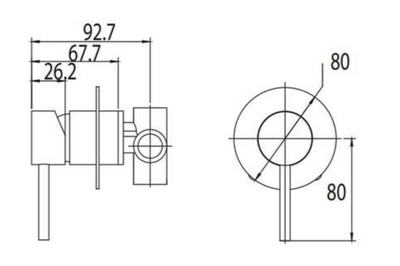 Rome Hand Shower With Bracket