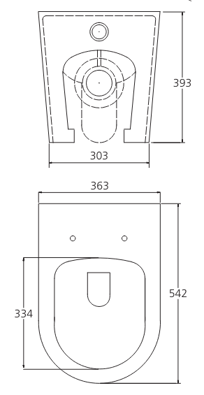 Oslo Wall Faced Toilet Suite