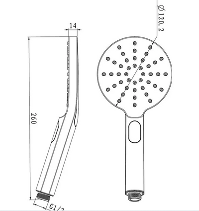 Pentro Hand Shower Spray 3F