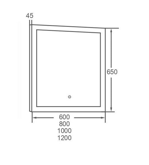 BNK Inset LED Backlit Mirror