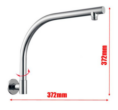 AQP Round Swivel Wall Mounted Shower Arm