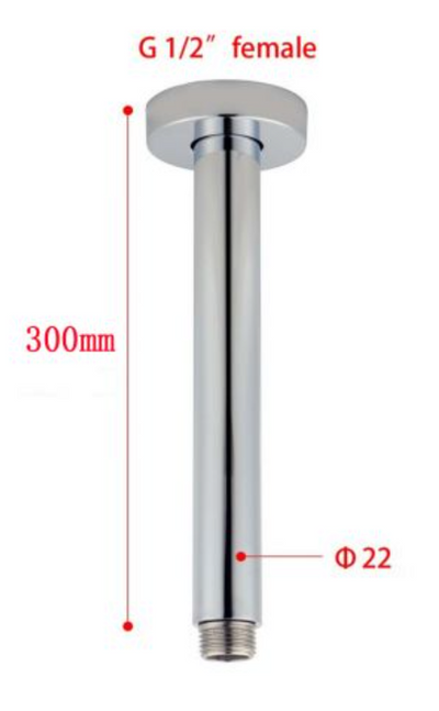 AQP Round Ceiling Shower Arm 300