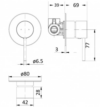 Hali Wall Mixer