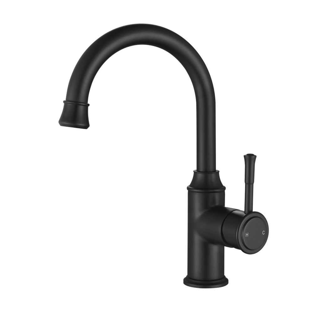 Montpellier Gooseneck High Rise Basin Mixer