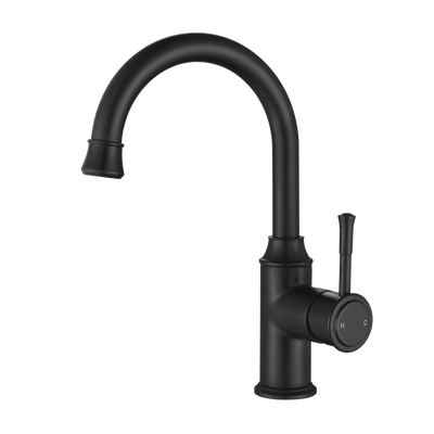 Montpellier Gooseneck High Rise Basin Mixer