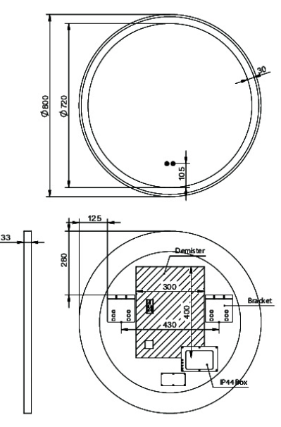 Eclipse Mirror 800