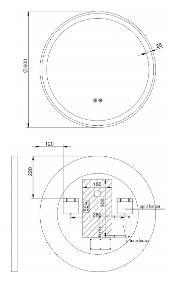 Eclipse Mirror 600