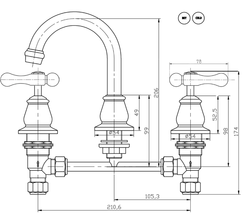 Pasadena Basin Mixer