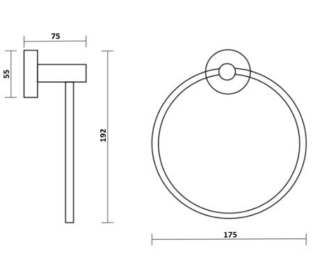 Cirna Towel Ring