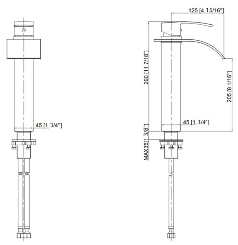 Cascade Tall Basin Mixer