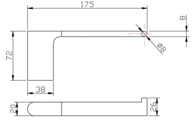 Persano Toilet Roll Holder