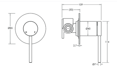 Venezia Wall Mixer