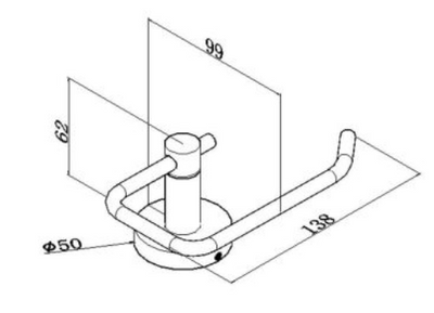 Pentro Toilet Roll Holder Dropped