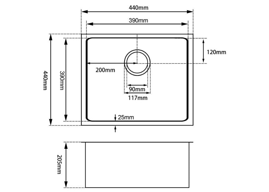 Stainless Steel Handmade Kitchen Sink