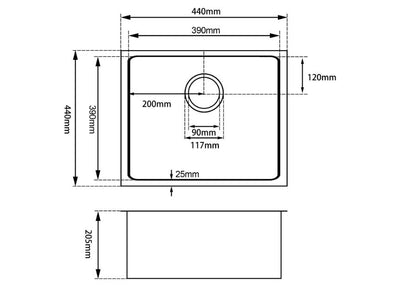 Stainless Steel Handmade Kitchen Sink