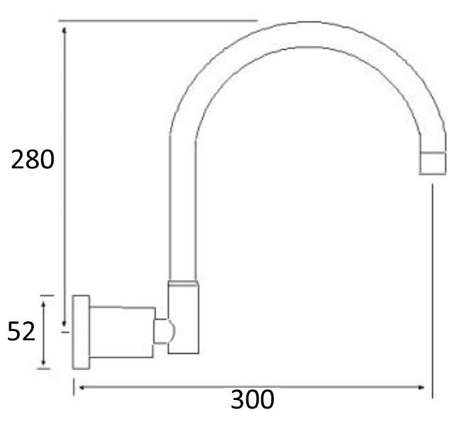 Waterpoint Bath Spout