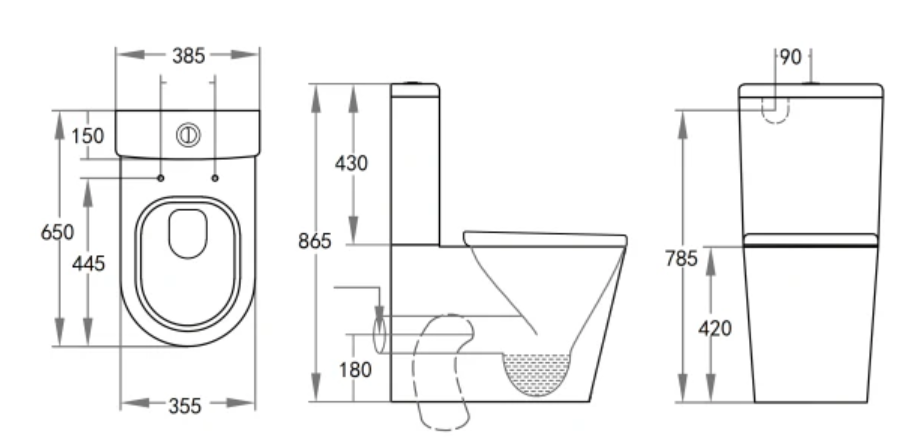 Livis Rimless Toilet Suite