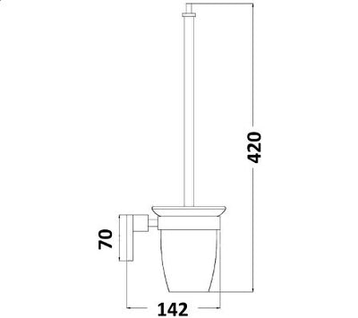 Akemi Toilet Brush Holder