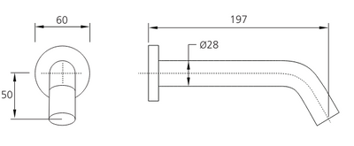 Venice Wall Mounted Sensor Tap