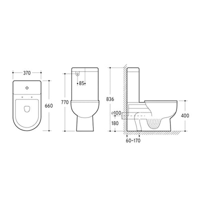 Contract BTW Toilet Suite 660