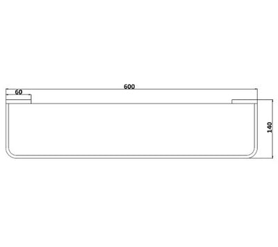 Inis Glass Shelf