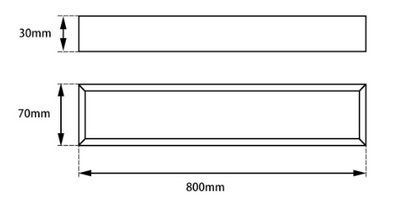 Cavallo Towel Rail 800