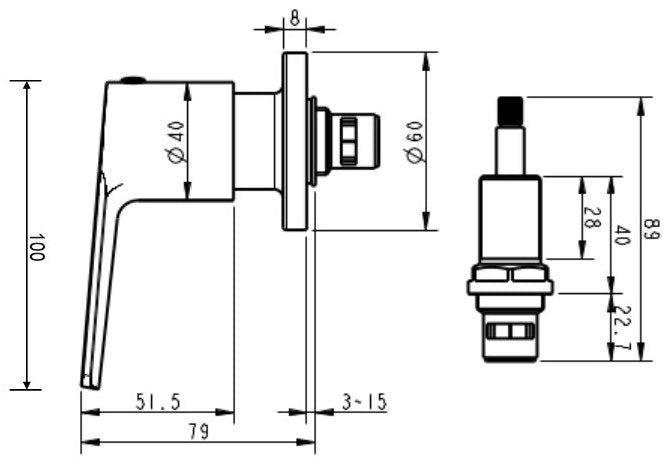 Akemi Wall Top Assemblies