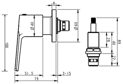 Akemi Wall Top Assemblies