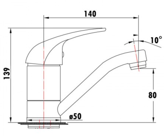 Mina Swivel Basin Mixer