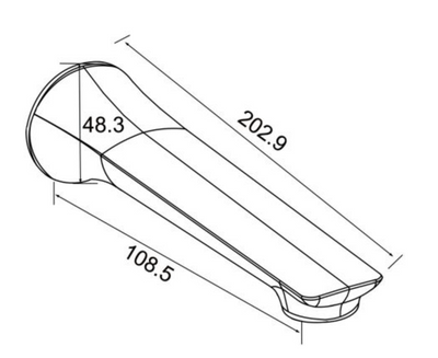 AU Series Bath Spout